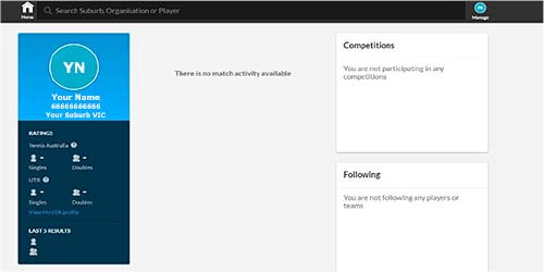 Match Centre Dashboard